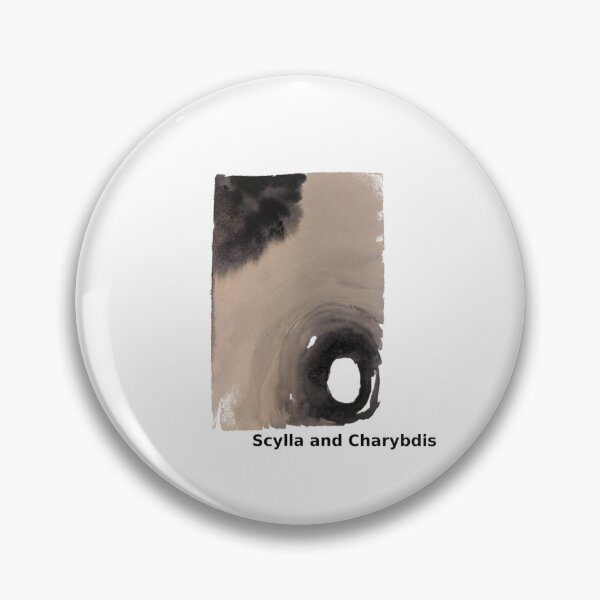 Item preview, Scylla and Charybdis – Dark Swirling Watercolour Abstract Painting designed and sold by fishpressink.