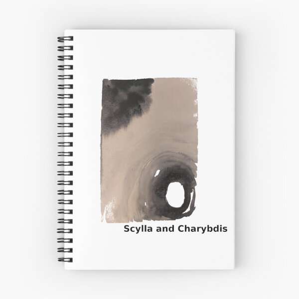 Item preview, Scylla and Charybdis – Dark Swirling Watercolour Abstract Painting designed and sold by fishpressink.