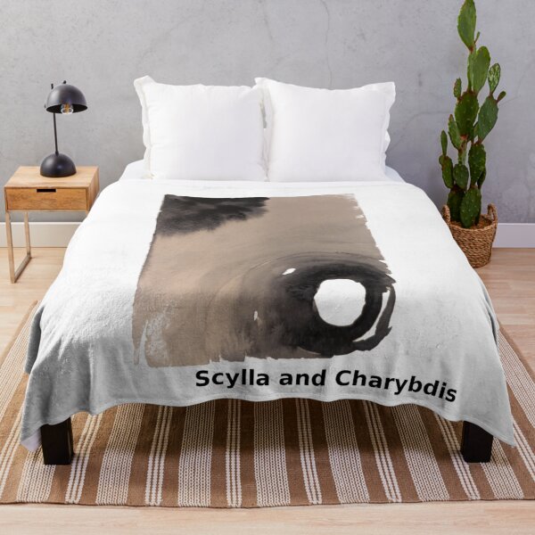 Item preview, Scylla and Charybdis – Dark Swirling Watercolour Abstract Painting designed and sold by fishpressink.