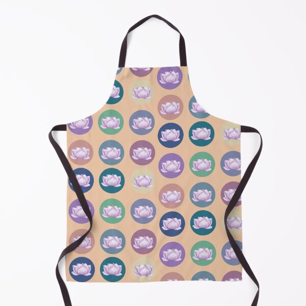 Item preview, Lotus Flower Stickers Circles Spring Summer Stickers Prints Posters Wall Art Magnet Home Coffee Cup Decoration TShirt Stationary Notebook Magnet Hat Kitchen Work School Office Redbubble Shop designed and sold by Saritas Boutique Shop.