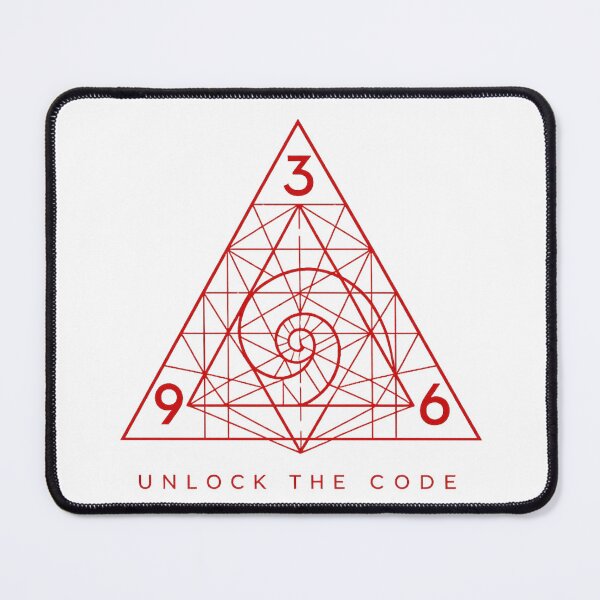 Item preview, Unlock the Code 369 – Sacred Geometry Triangle Design designed and sold by JustViralShirts.