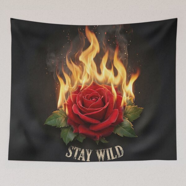 Item preview, Rose on Fire designed and sold by MorningFive.