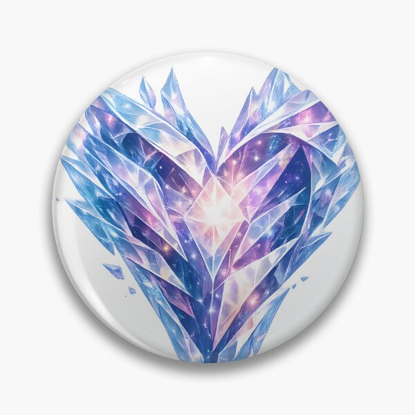 Item preview, Radiant Cosmic Crystal Heart Astral Gemstone designed and sold by CrystalVanta.