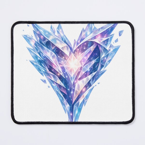 Item preview, Radiant Cosmic Crystal Heart Astral Gemstone designed and sold by CrystalVanta.