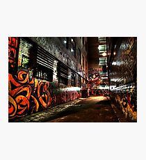 Laneway Moods. Photographic Print