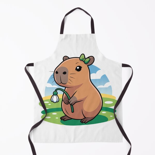 Item preview, Spring Capybara - snowdrop designed and sold by JancaMo.