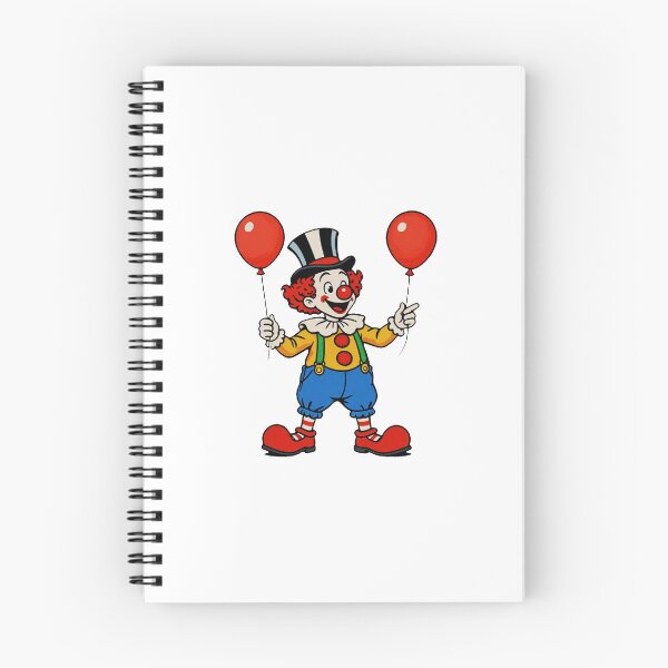 Item preview, Clown with red balloons designed and sold by Lisa Bittinger.