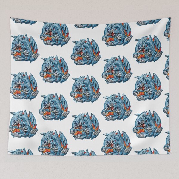 Item preview, Blue eyes Toon Dragon Fabric designed and sold by sunafunk.