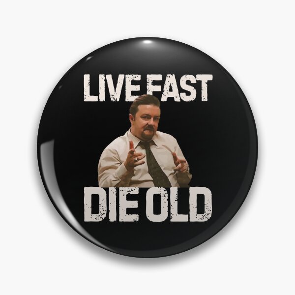 Item preview, Live fast die old Brent Quote designed and sold by UNK-Fatigues.