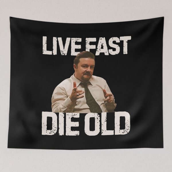 Item preview, Live fast die old Brent Quote designed and sold by UNK-Fatigues.