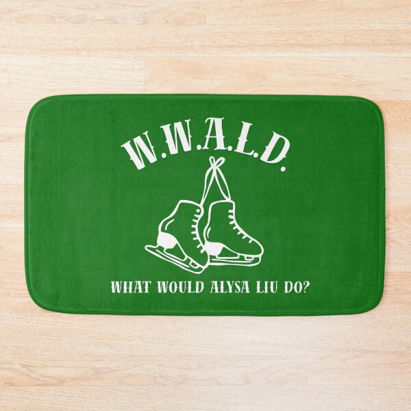 Item preview, What Would Alysa Liu Do? White on Green designed and sold by AnimaliaStar.