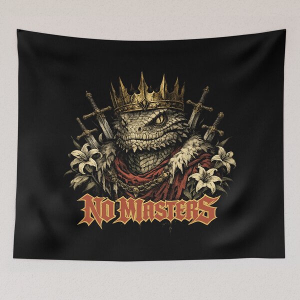 Item preview, Reptile King – Dark Fantasy Crowned Lizard king designed and sold by SidTastic .