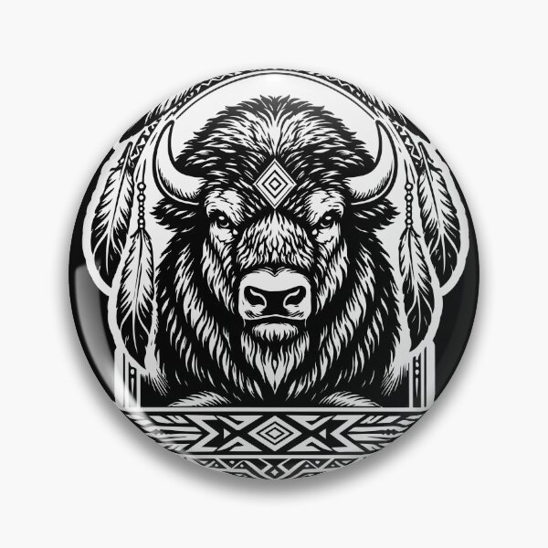 Item preview, Sacred White Buffalo Spirit - Native American Bison Totem designed and sold by Totemica.