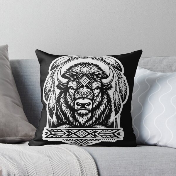 Item preview, Sacred White Buffalo Spirit - Native American Bison Totem designed and sold by Totemica.