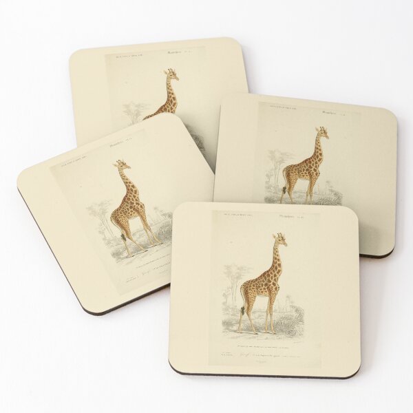 Item preview, Natural History Giraffe Illustration from Dictionnaire Universel designed and sold by TeeARTHY.