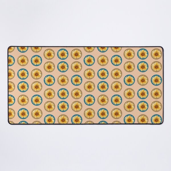 Item preview, Sunflower Sticker Pack Circles Spring Summer Stickers Prints Posters Wall Art Magnet Home Coffee Cup Decoration TShirt Stationary Notebook Magnet Hat Kitchen Work School Office Redbubble Shop designed and sold by Saritas Boutique Shop.