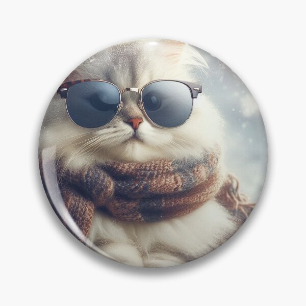Item preview, Winter Cool Cat in Style designed and sold by ZolaDesings.
