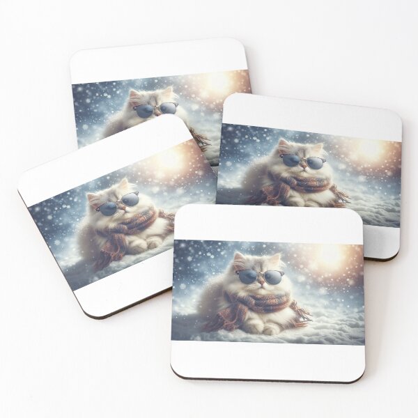 Item preview, Winter Cool Cat in Style designed and sold by ZolaDesings.