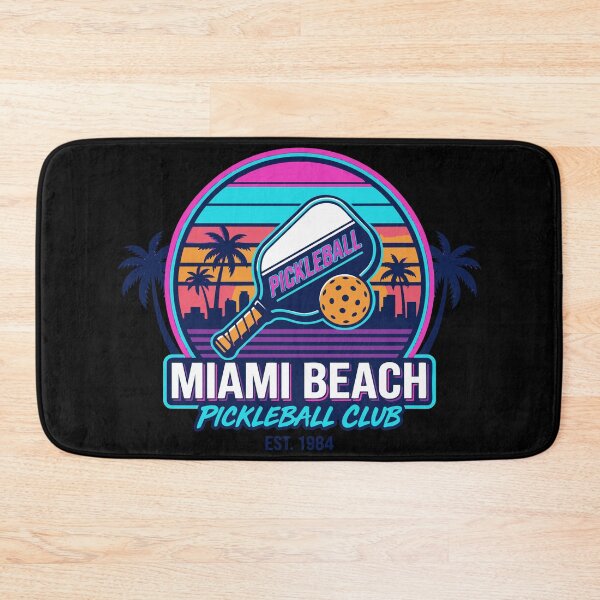Item preview, Retro 80s Pickleball Miami Beach T-Shirt - Neon Vintage Paddle Graphic designed and sold by Mdozet.