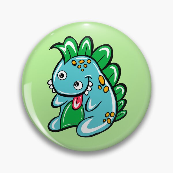 Item preview, Buster The Dinosaur With green background  designed and sold by missmann.