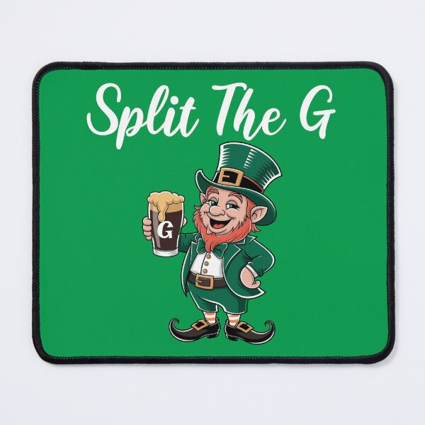 Item preview, St Patrick’s Leprechaun Split the G designed and sold by NovaNookStudio.