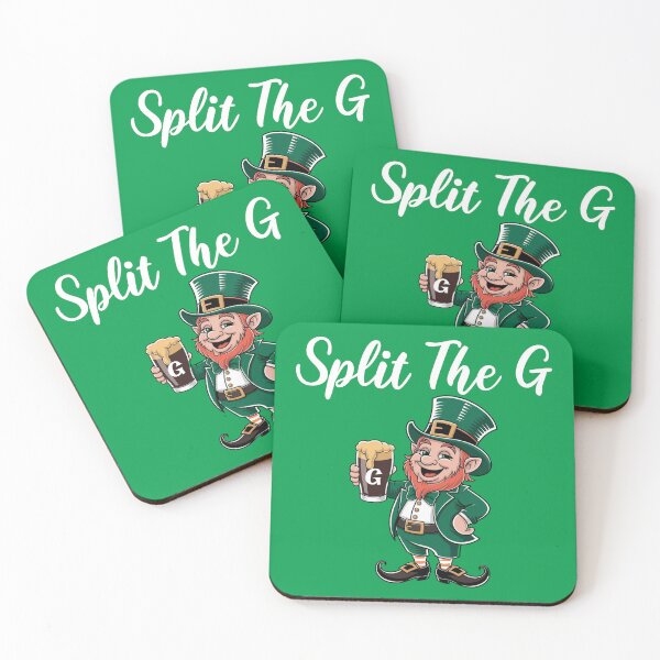 Item preview, St Patrick’s Leprechaun Split the G designed and sold by NovaNookStudio.