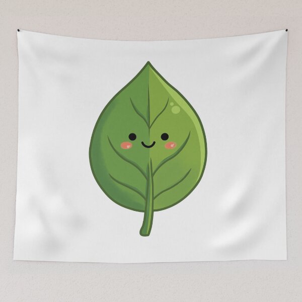 Item preview, Happy Little Leaf - Kawaii Style designed and sold by Cristal-01.