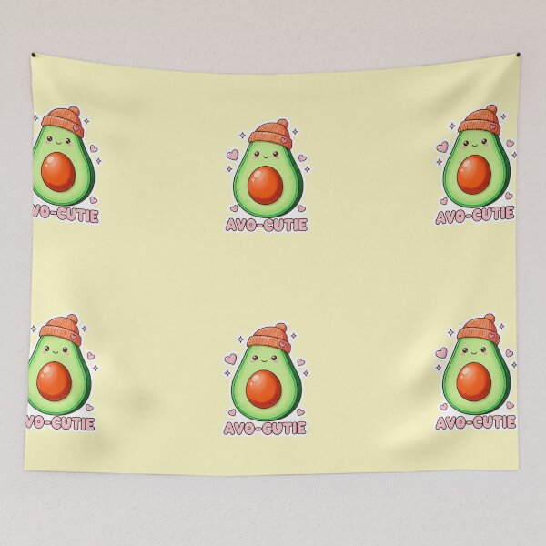 Item preview, Avo-Cutie: Kawaii Avocado Pun & Cute Pastel Aesthetic designed and sold by Modavedrake.
