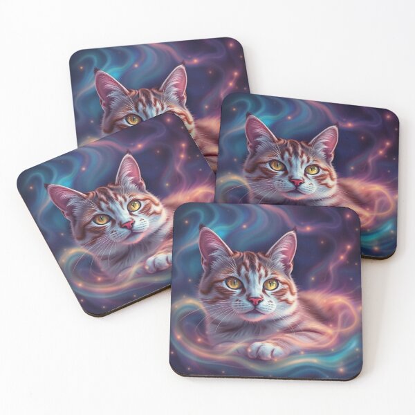 Item preview, fantasy cat illustration designed and sold by tim tal.