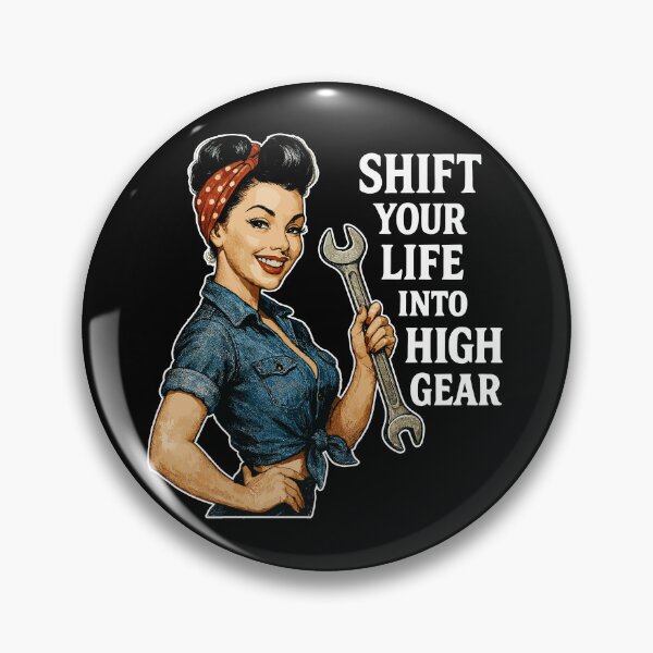 Item preview, Vintage Workshop Pin-up: High Gear Lifestyle designed and sold by Pineapple-Tree.