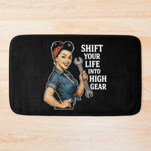 Item preview, Vintage Workshop Pin-up: High Gear Lifestyle designed and sold by Pineapple-Tree.