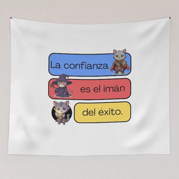Item preview, "Confidence is the magnet for success" designed and sold by PatronesKawai.