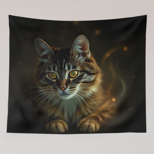 Item preview, fantasy cat  designed and sold by tim tal.