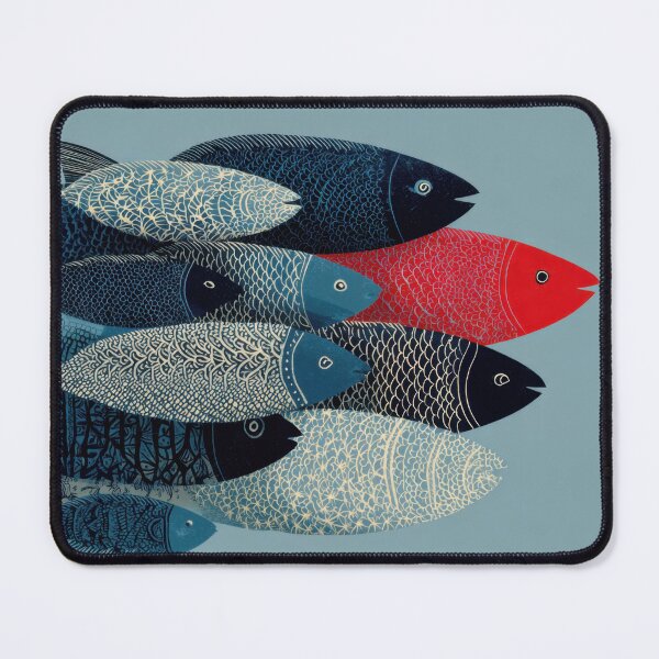 Item preview, A group of fish swim together designed and sold by anytka.