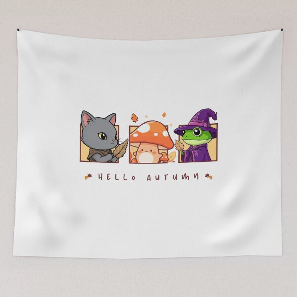 Item preview, Hello autumn designed and sold by PatronesKawai.