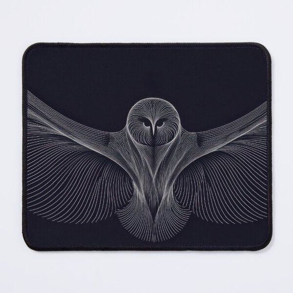 Item preview, Owl with lines in dark background designed and sold by anytka.
