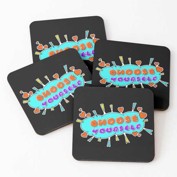 Item preview, Choose Yourself – Fun Retro Pop Art Motivational Typography with Hearts designed and sold by Asiyat.