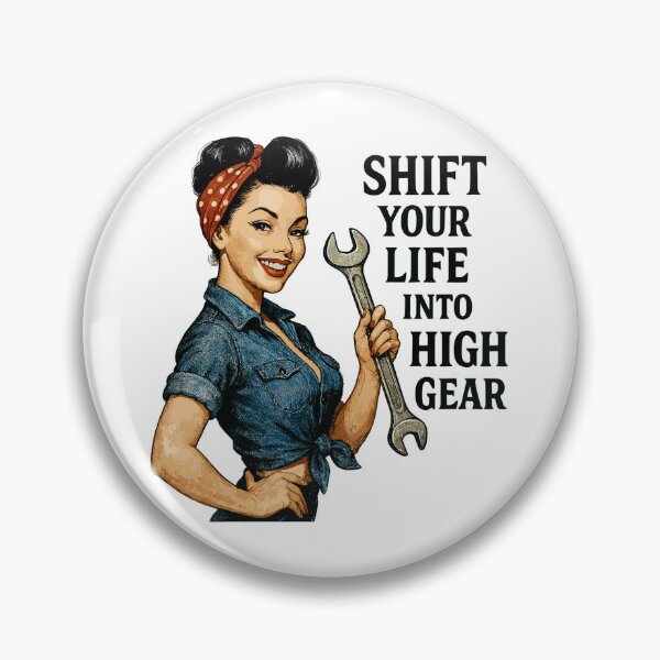 Item preview, Vintage Workshop Pin-up: High Gear Lifestyle designed and sold by Pineapple-Tree.