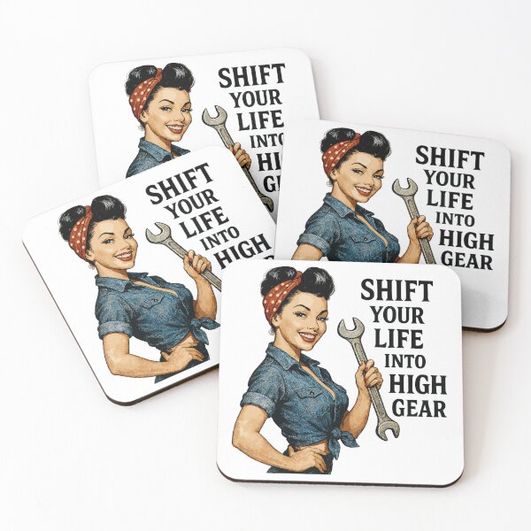 Item preview, Vintage Workshop Pin-up: High Gear Lifestyle designed and sold by Pineapple-Tree.
