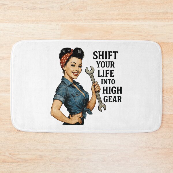 Item preview, Vintage Workshop Pin-up: High Gear Lifestyle designed and sold by Pineapple-Tree.