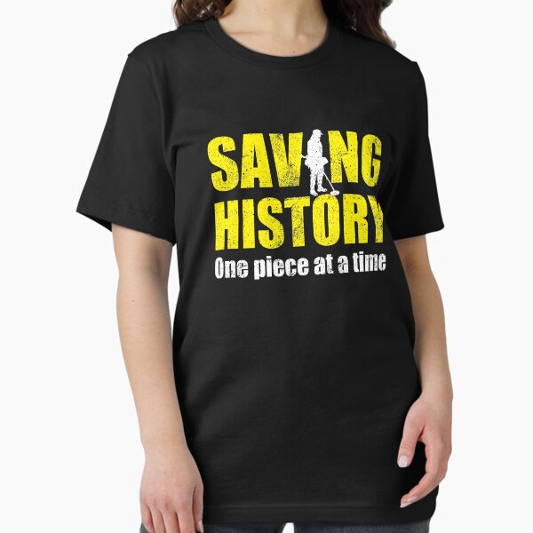 Vista previa del artículo con la obra «Camiseta de detección de metales, historia de ahorro de una pieza a la vez, idea de regalo de detección de metales», diseñado y vendido por DiggerGifts4U.