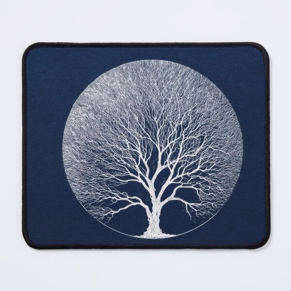 Item preview, Circle with tree on dark bg designed and sold by anytka.