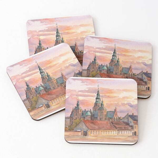 Item preview, Copengagen - Rosenborg Slot ( Rosenborg Castle) Watercolor designed and sold by Gene Lvov.