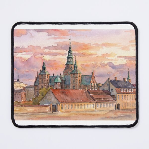 Item preview, Copengagen - Rosenborg Slot ( Rosenborg Castle) Watercolor designed and sold by Gene Lvov.