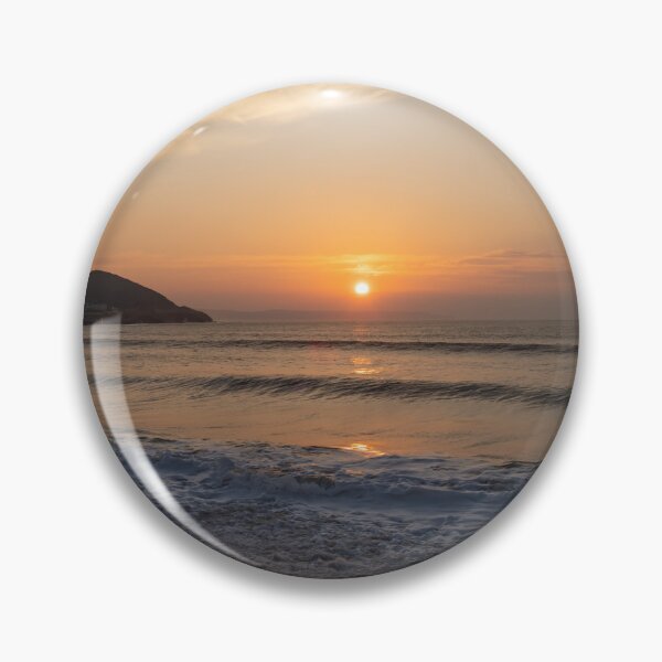 Item preview, Sunset waves at Westward Ho designed and sold by twymanphoto.