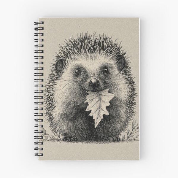 Artikelvorschau, Der Igel trägt ein Blatt im Schnabel entworfen und verkauft von anytka.