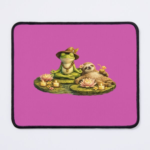 Item preview, Frog and sloth at peace designed and sold by FroggyOnly.