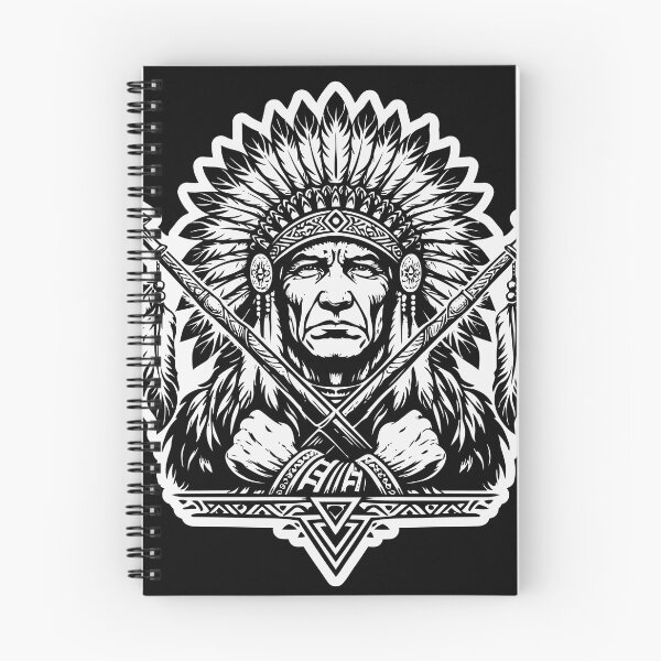 Item preview, Indigenous Warrior Chief - Native American War Bonnet Art designed and sold by Totemica.
