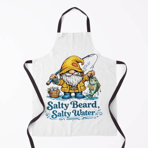 Item preview, Salty Beard, Salty Water – Bearded Saltwater Fisherman Gnome Illustration designed and sold by SaltyLinesOut.