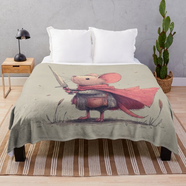 Item preview, Sword-wielding mouse in cloak designed and sold by anytka.